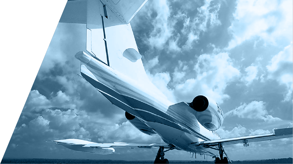 BussJets private jet on the runway