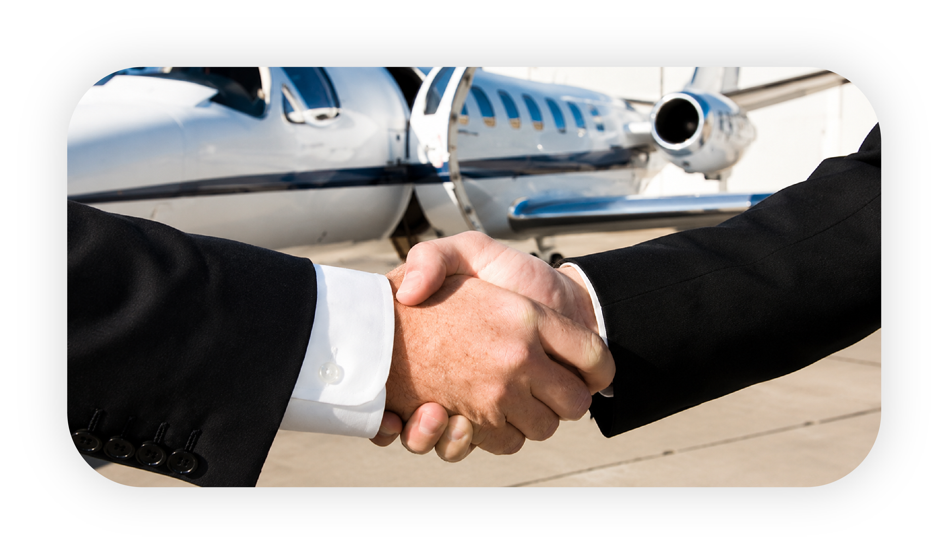 Aircraft sales and acquisition handshake